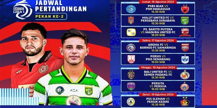 BRI-Liga-1-2024-2025,-Jadwal-Pertandingan-pada-Pekan-ke-2,-16-19-Agustus-2024