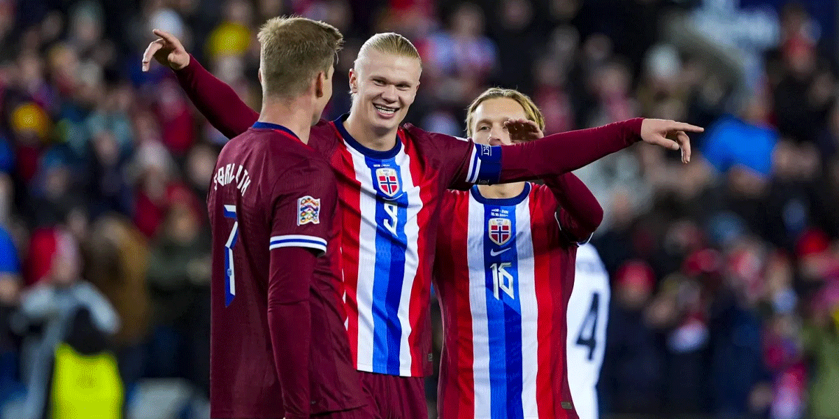 Terbakar di Oslo: Haaland Bantai Israel 5-0